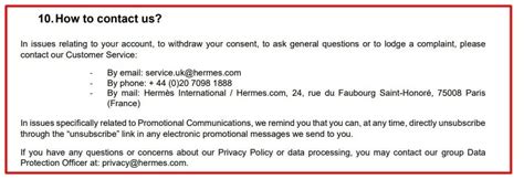 HERMÈS PRIVACY POLICY .